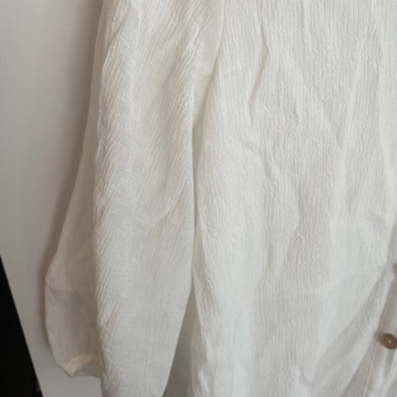 White Crepe Mini Dress from Zara - Picture 2 of 3